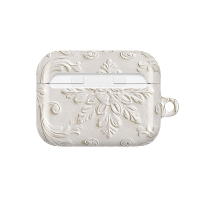 Sculpted Acanthus Relief · Hard Case for AirPods & AirPods Pro · White