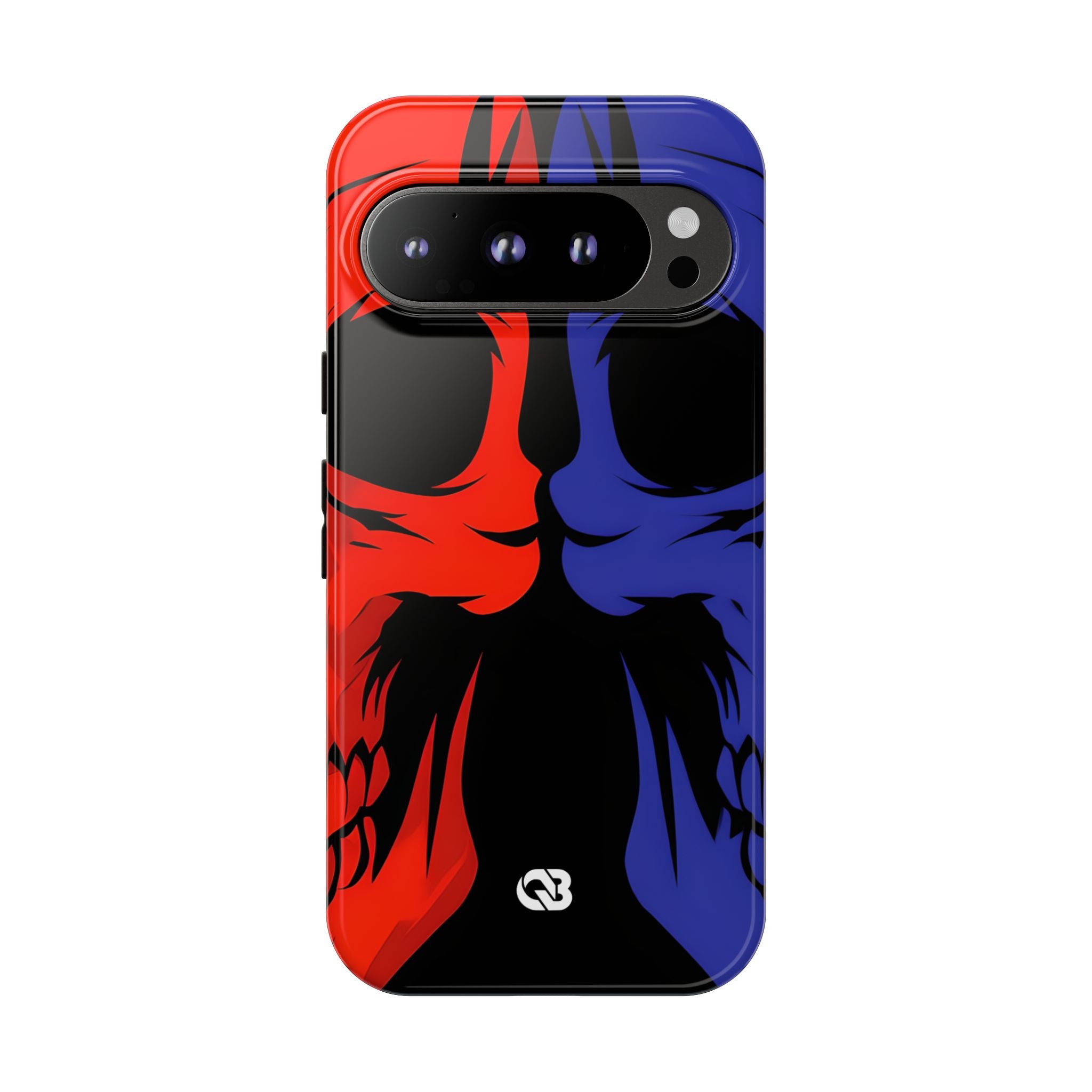 Crimson Cobalt Skulls · Tough Phone Case for Google Pixel