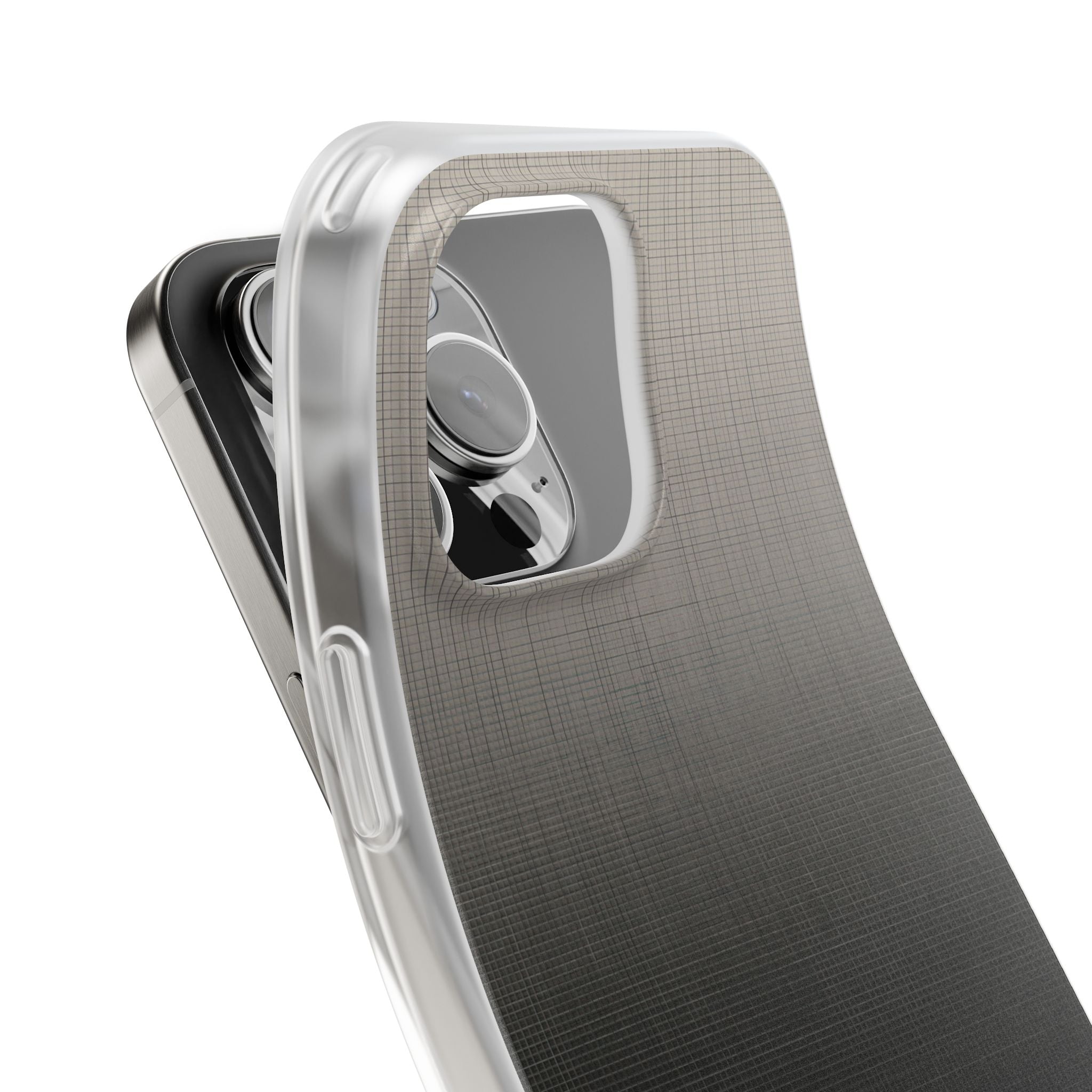 Grey Lite Phone Case for iPhone - Faded Sand Mesh