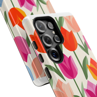 Vibrant Petal Grid · Tough Capa para Samsung