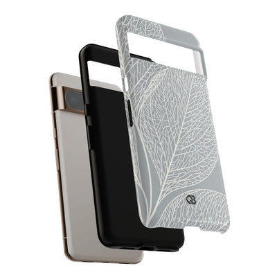 Grey Tough Phone Case for Google Pixel - Frosted Ash Veins