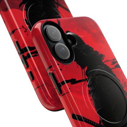 Crimson Samurai iPhone 16 Plus Case - Tough+