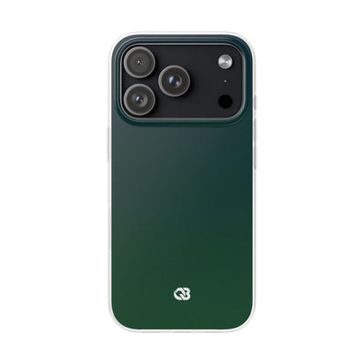 Green Lite Phone Case for iPhone - Midnight Pine Horizon