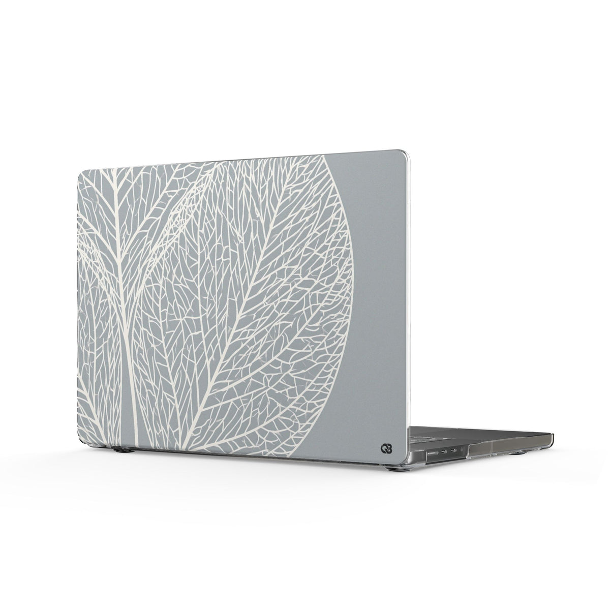 Minimal Leaf Skeleton · Clear Hard Case for MacBook · Grey