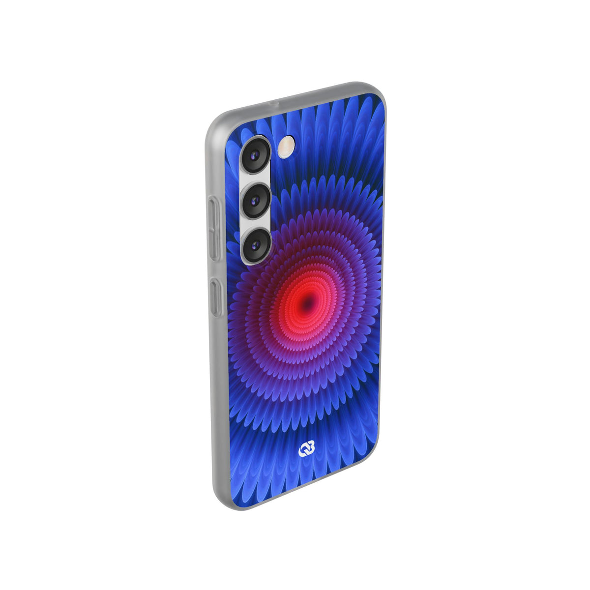 Radial Spectrum Bloom · Lite Phone Case for Samsung · Blue