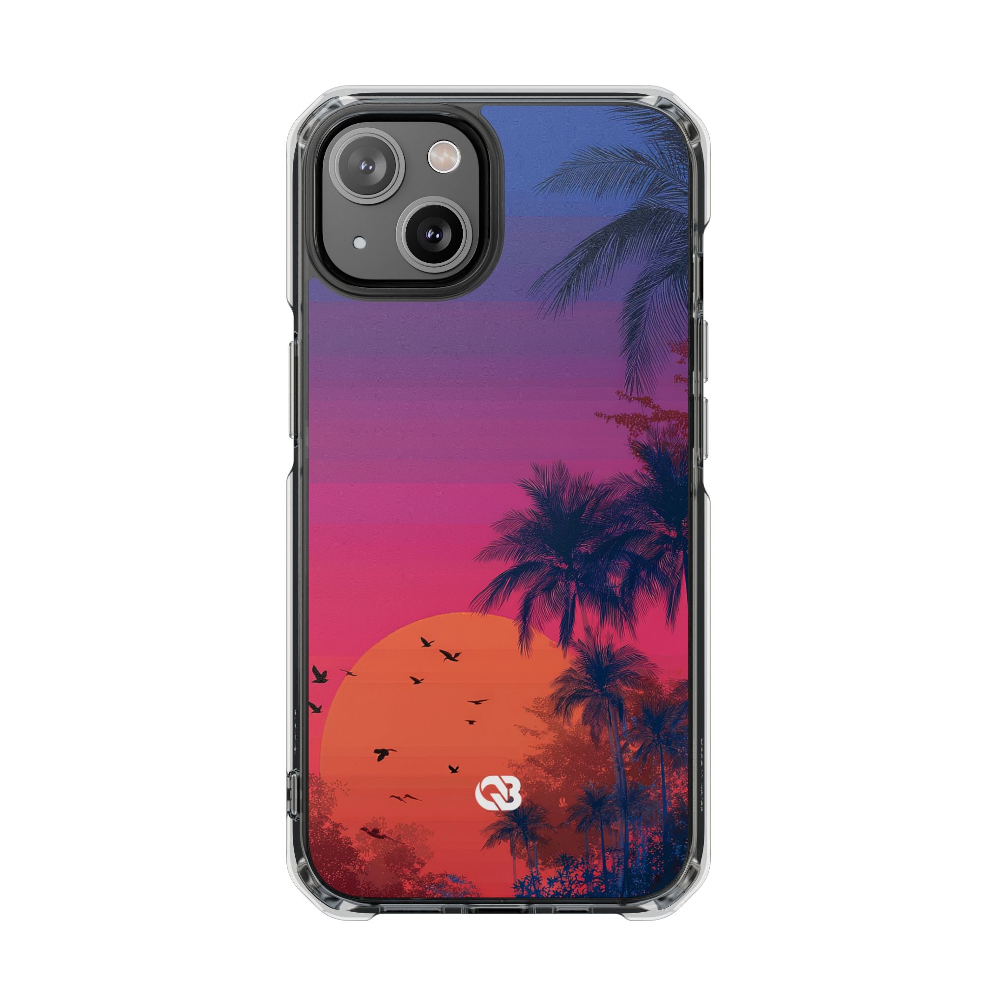Neon Horizon Palms · Impact Phone Case for iPhone · Magsafe