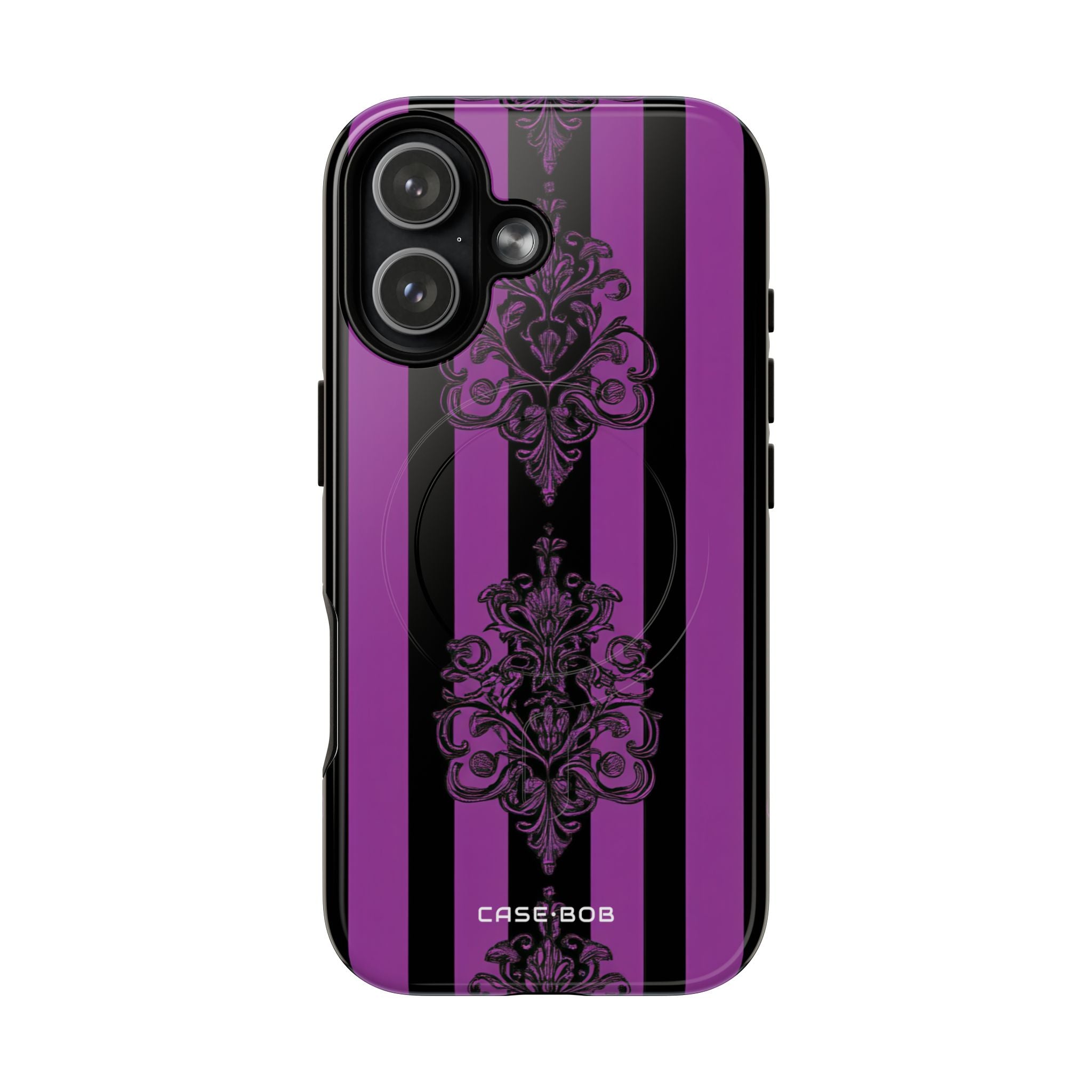 Damask Elegance Purple iPhone 17 Case - Tough+ - CASE•BOB