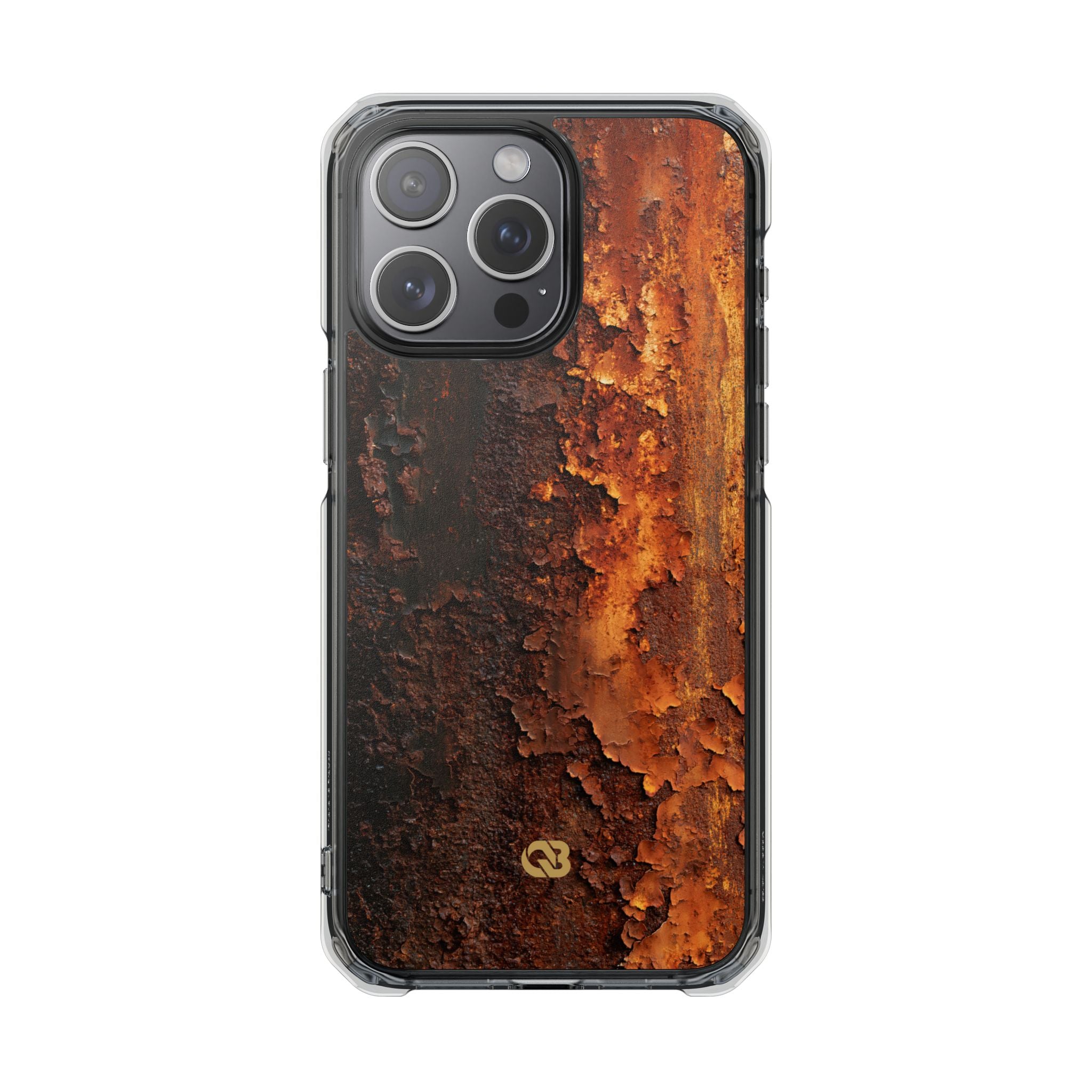 Orange Impact MagSafe Phone Case for iPhone - Oxidized Iron Crust