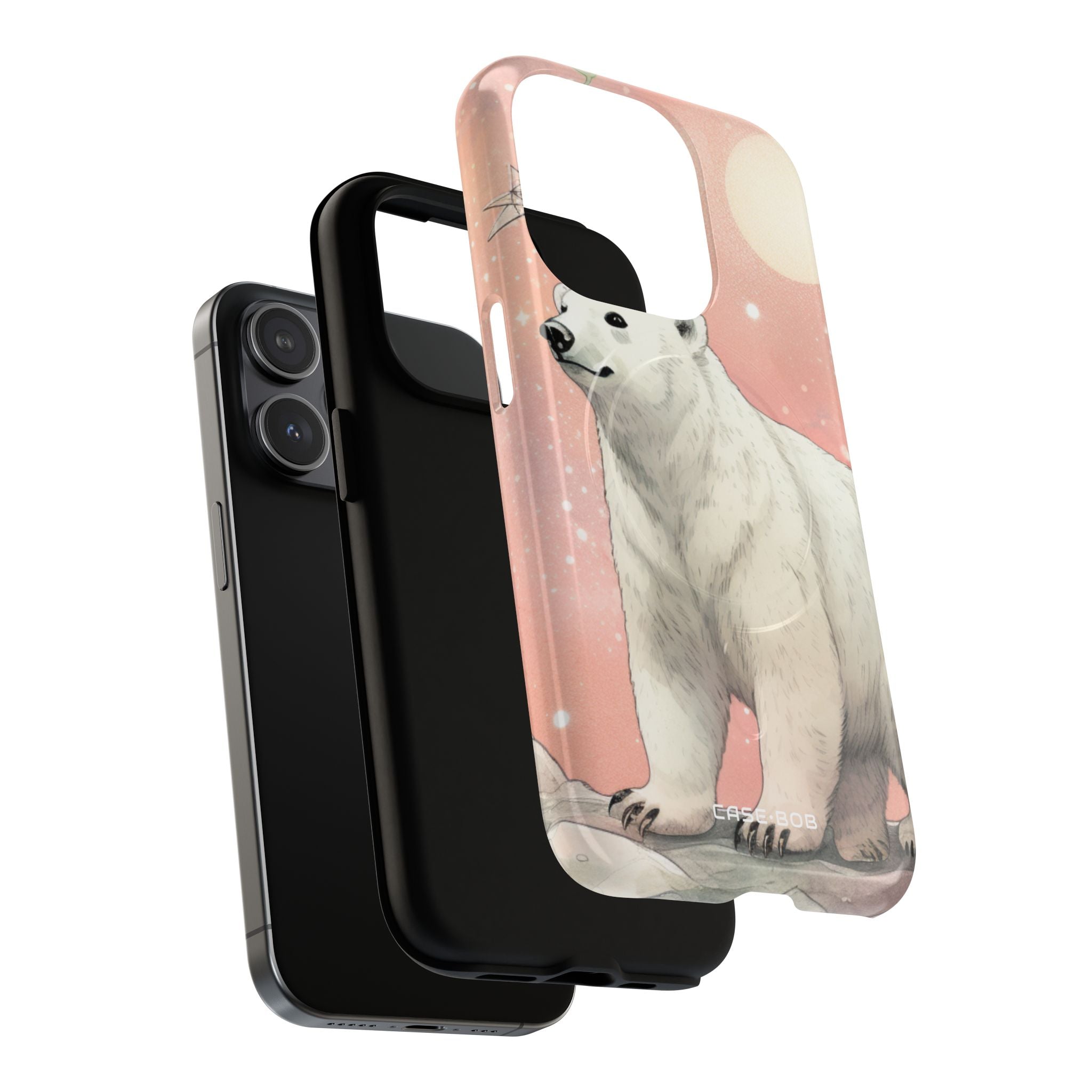 Polar Bear Dream iPhone 15 Pro Case - Tough+