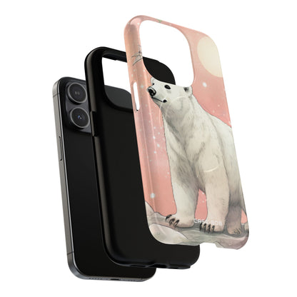 Polar Bear Dream iPhone 15 Pro Case - Tough+