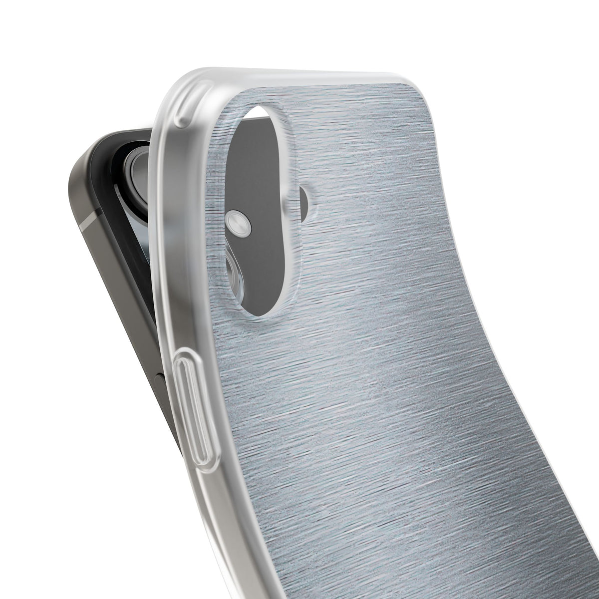 Brushed Aluminum · Lite Phone Case for iPhone ·  Silver