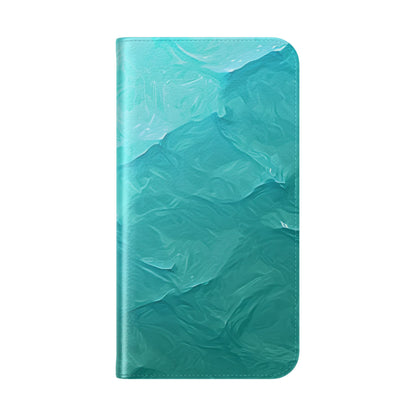 Teal Mists - iPhone 15 Pro Max Case - Wallet