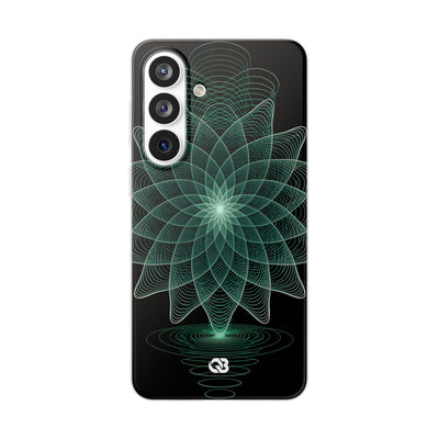 Verdant Harmonic Bloom · Lite Phone Case for Samsung · Black