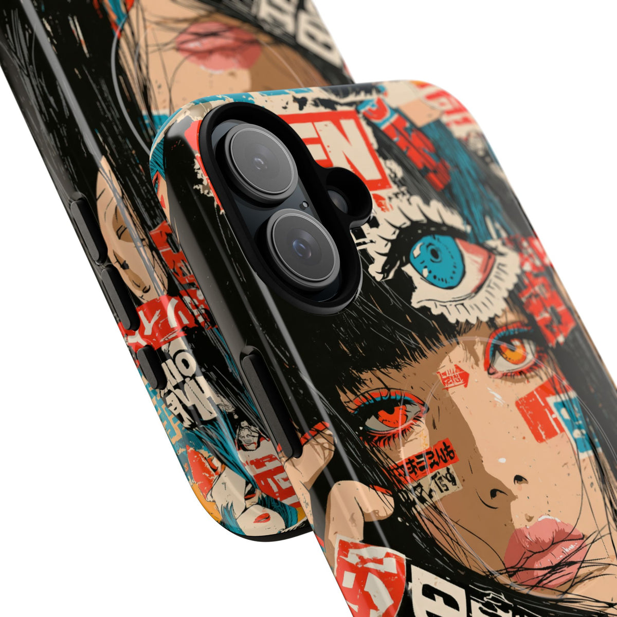 Shibuya Street Collage · Tough 2.0 Magnetic Phone Case for iPhone · Red