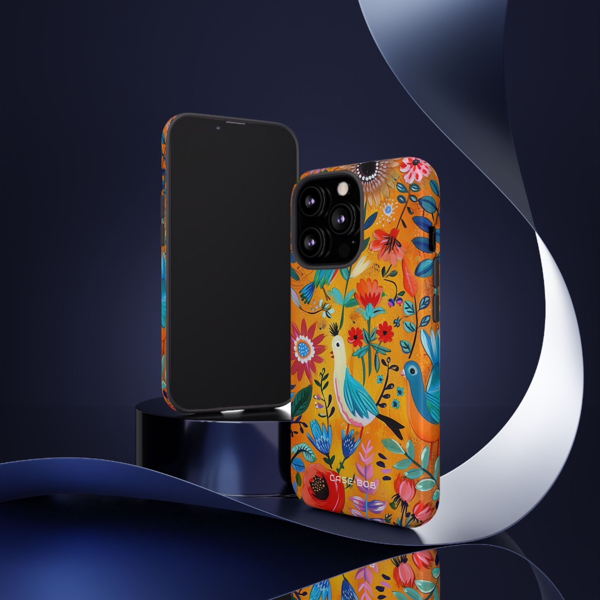 Colorful Birds Bloom iPhone 13 Pro Case - Tough