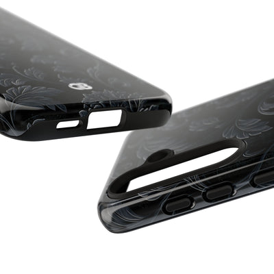 Obsidian Damask · Tough Phone Case for Samsung · Black