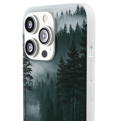 Misty Pine Reflections · Lite Phone Case for iPhone ·  Green
