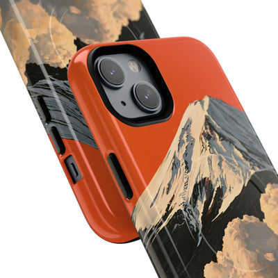 Sacred Peak Fuji · Tough 2.0 Magnetic Phone Case for iPhone · Orange