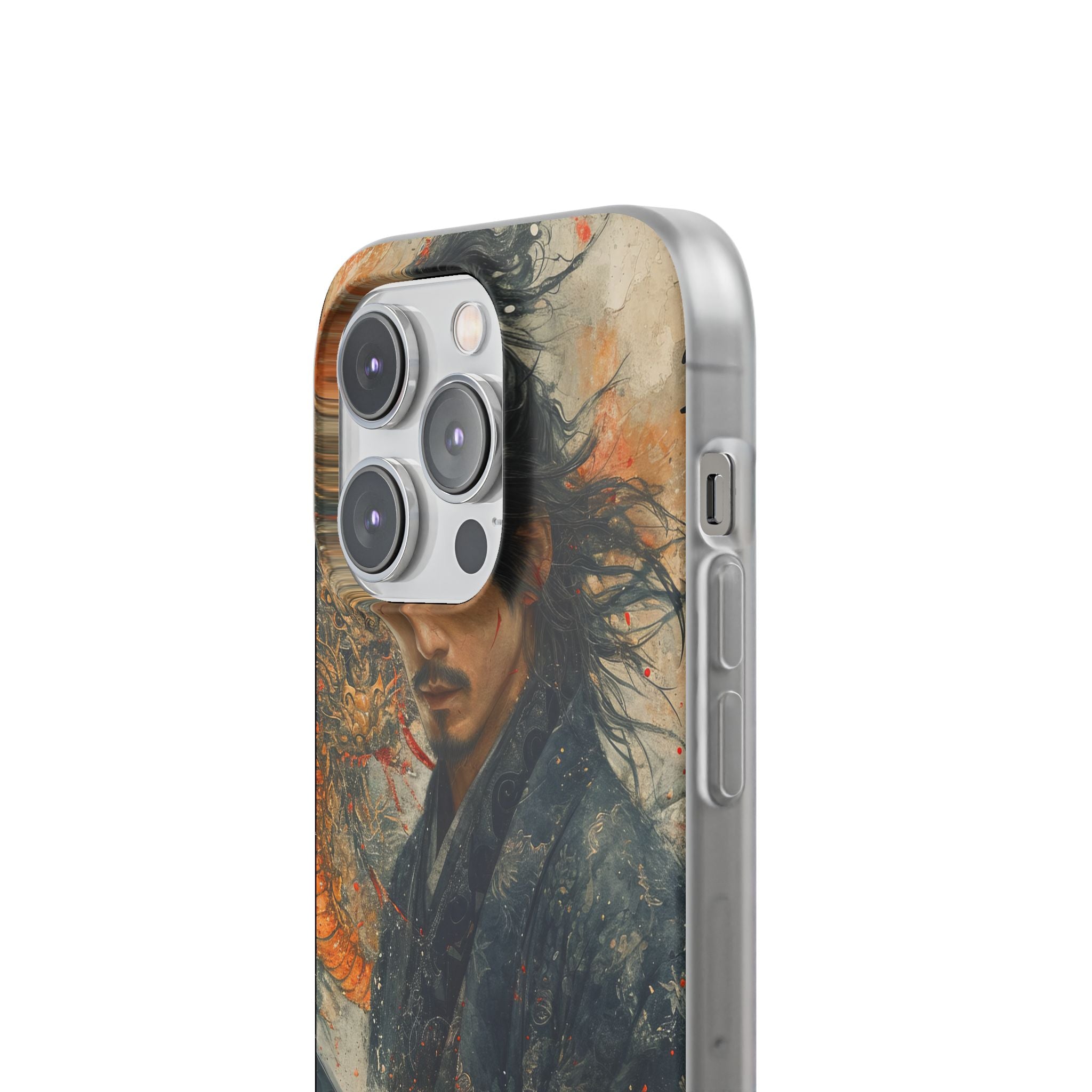 Dragonblade Warrior iPhone 14 Pro -pehmeä suojakotelo