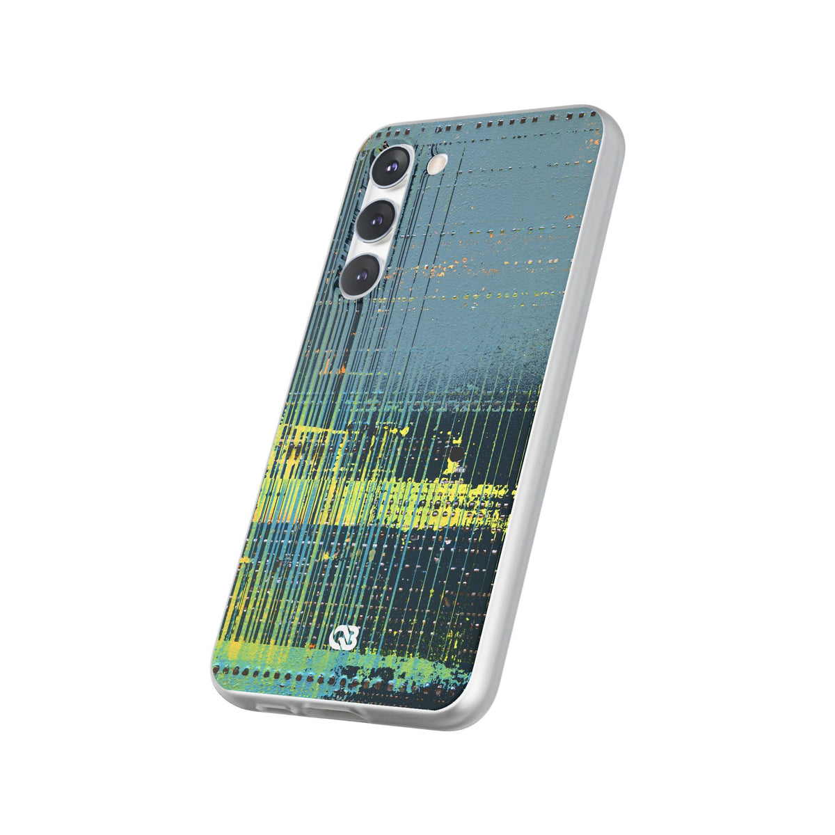 Acid Raster Circuit · Lite Phone Case for Samsung · Teal
