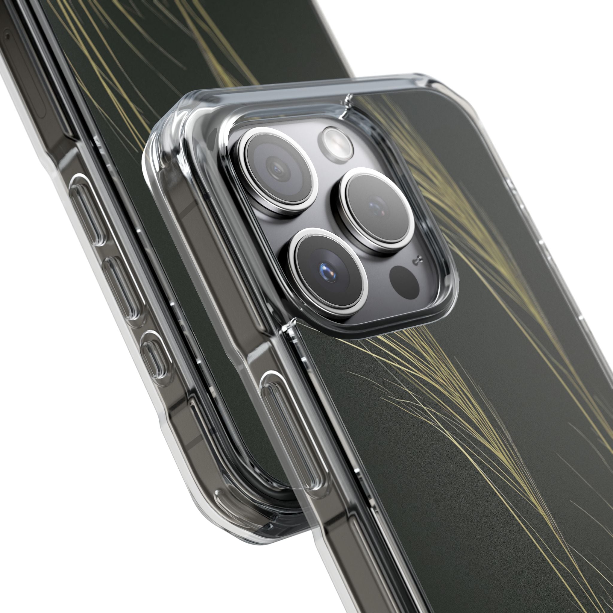 Green Impact MagSafe Phone Case for iPhone - Midnight Gilded Grass