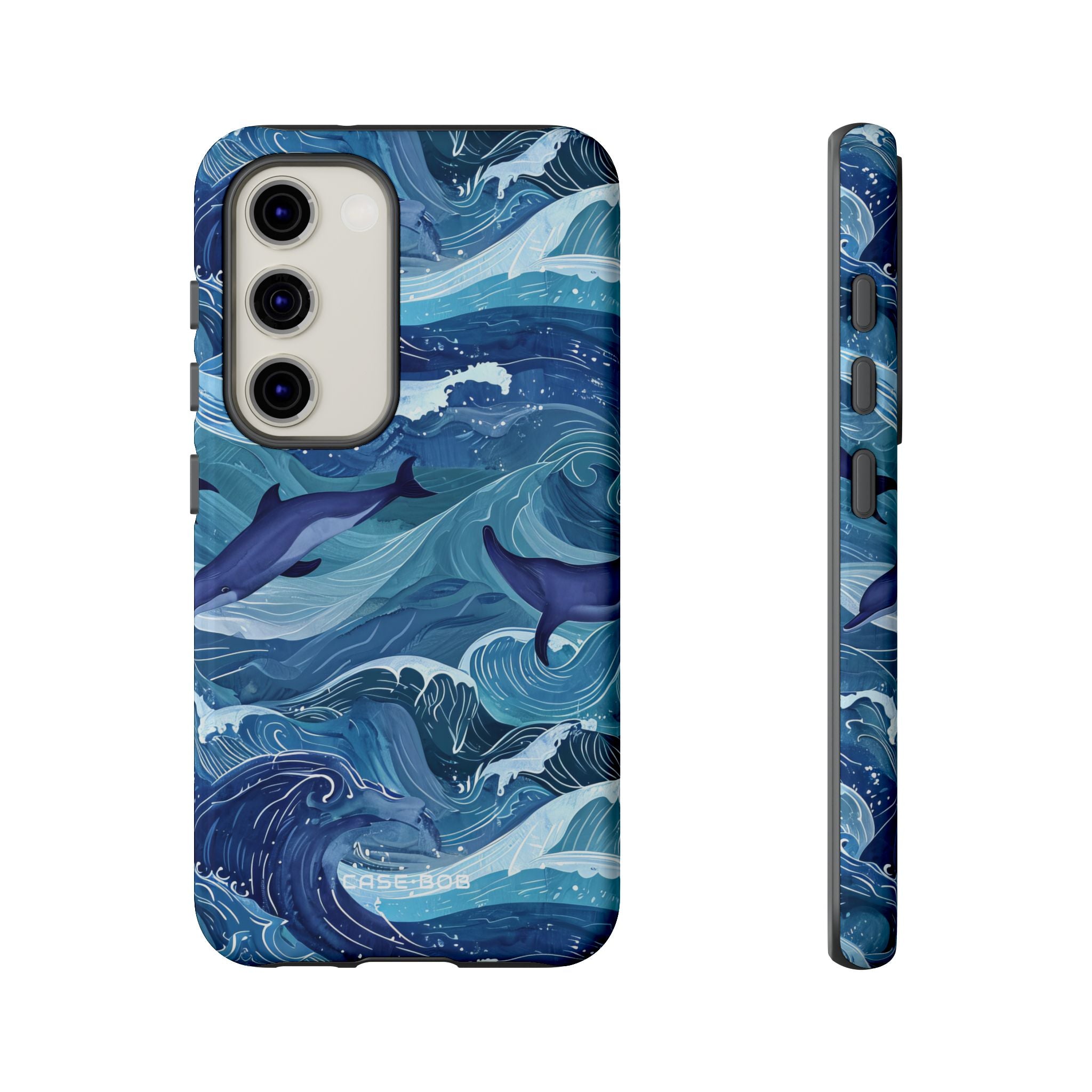 Dolphin Waves Samsung S23 Case - Tough