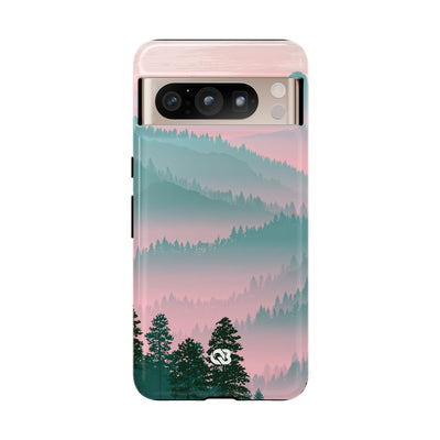 Alpine Horizon · Tough Phone Case for Pixel ·  Green