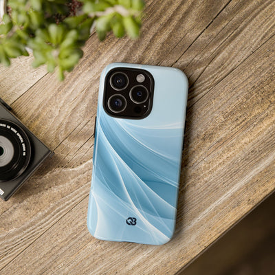 Glacial Ridge Contours · Tough Phone Case for iPhone · Blue