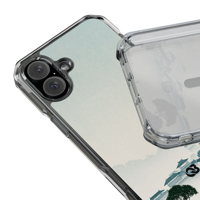 Blue Impact MagSafe Phone Case for iPhone - Mist Valley Pagoda