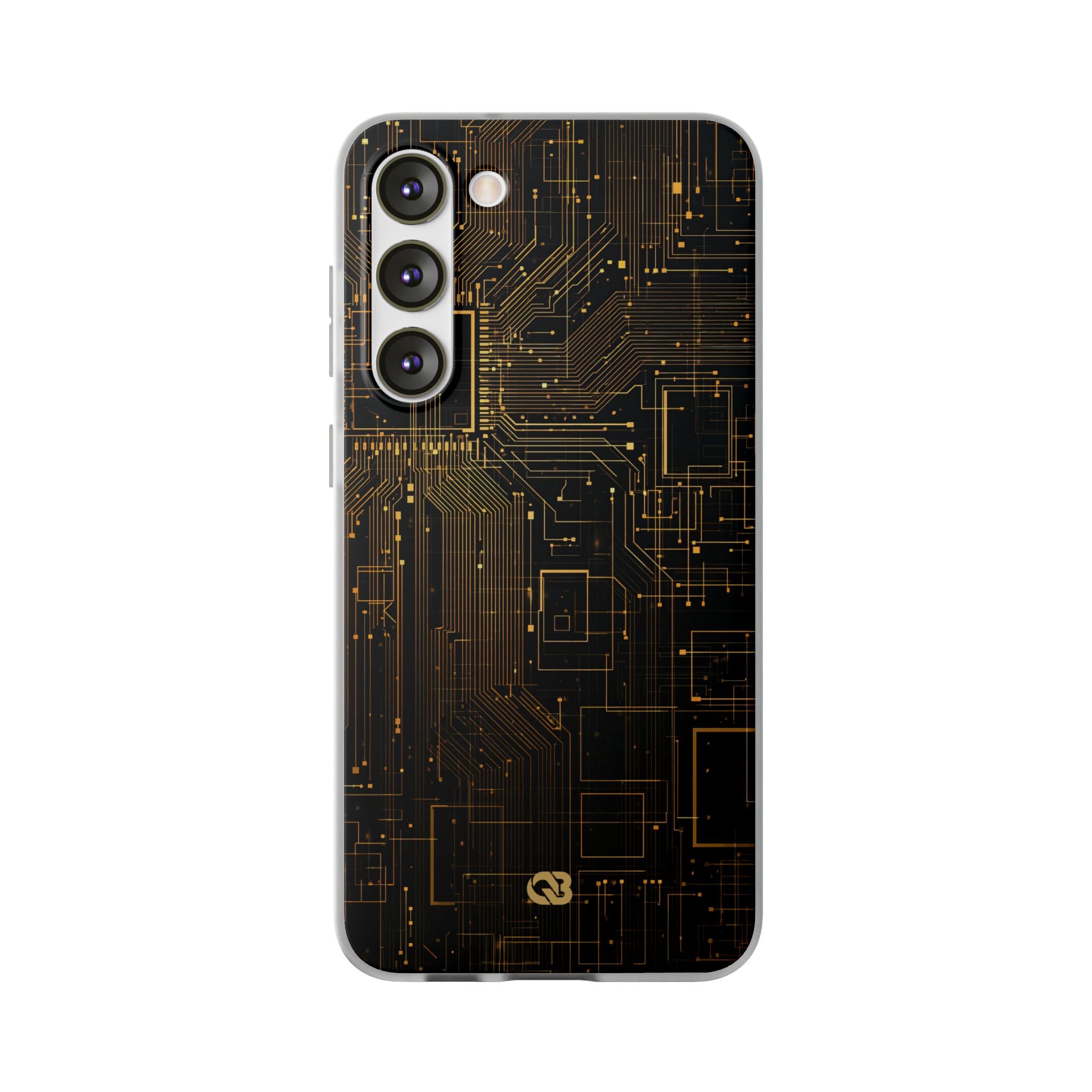 Gold Lite Phone Case for Samsung - Amber Core Mainframe