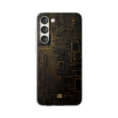 Gold Lite Phone Case for Samsung - Amber Core Mainframe