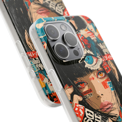 Shibuya Street Collage · Lite Phone Case for iPhone ·  Red