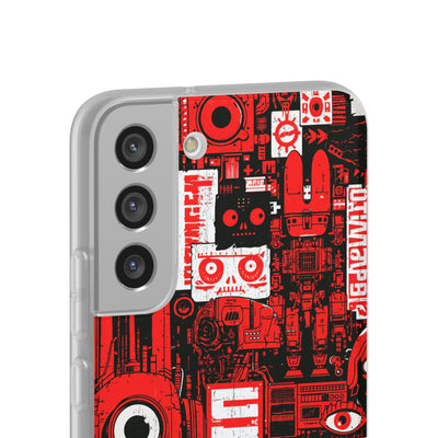 Neo Mecha Collage · Lite Phone Case for Samsung · Red