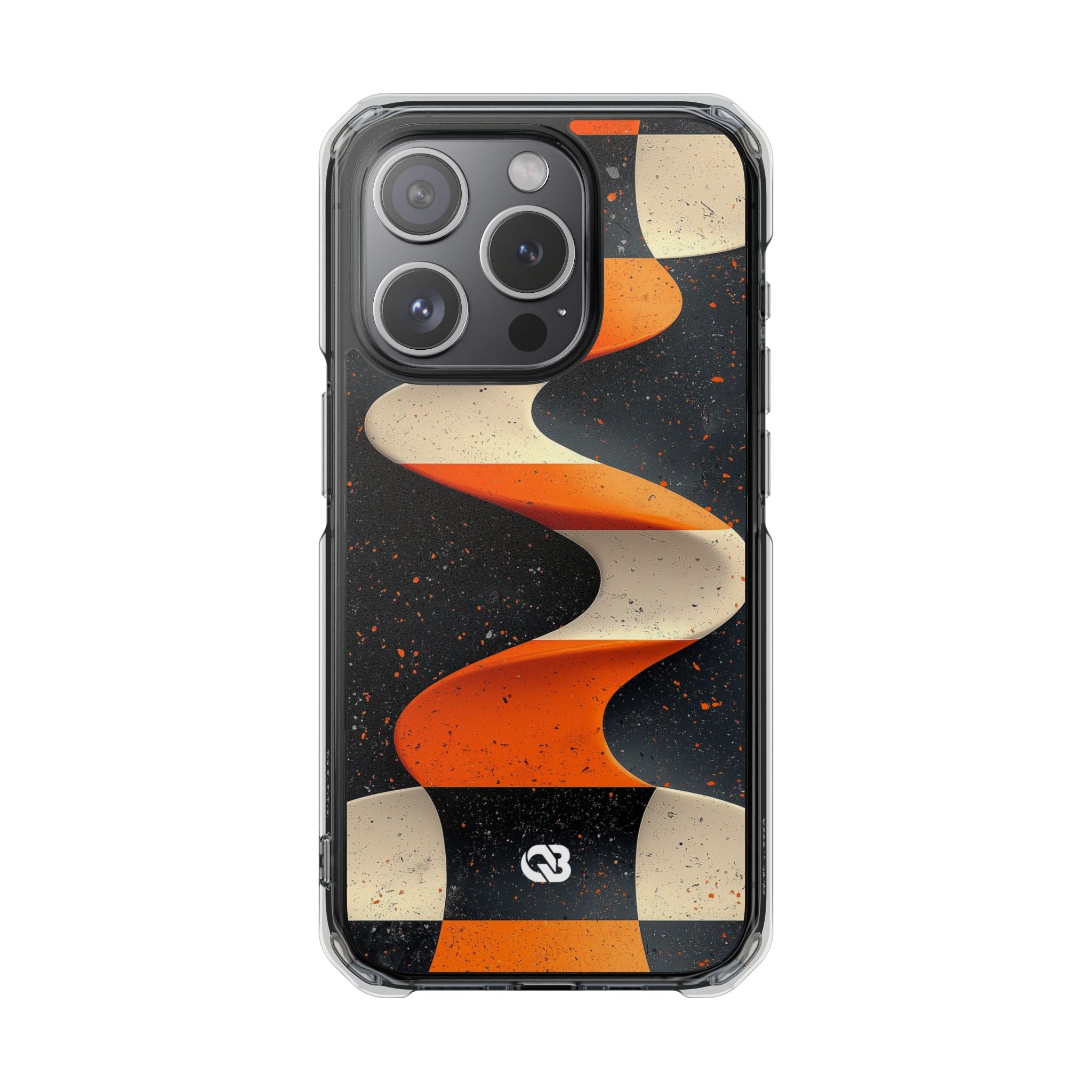 Orange Grit Twist · Impact Handyhülle für iPhone · Magsafe