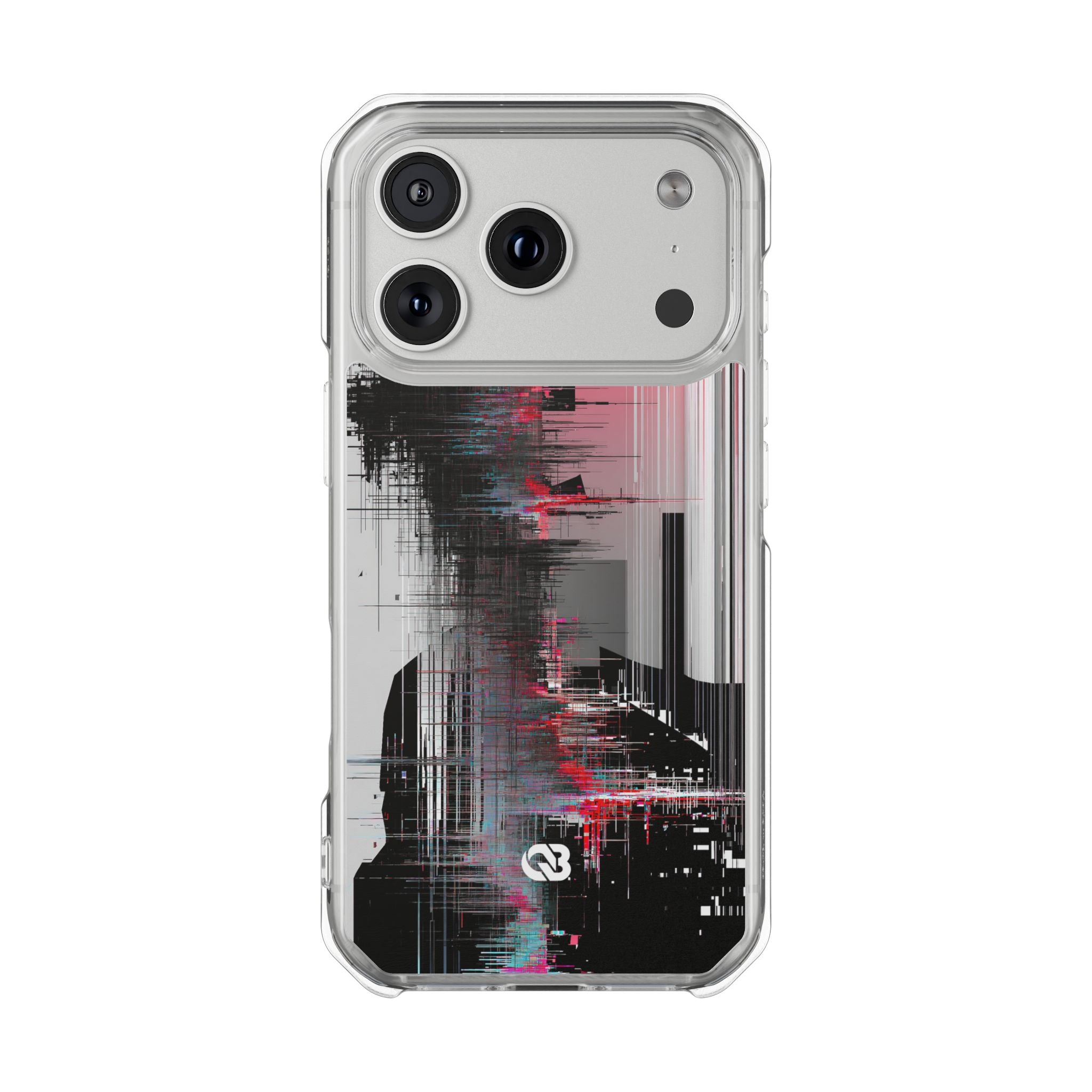 Black Impact MagSafe Phone Case for iPhone - Crimson Data Leak