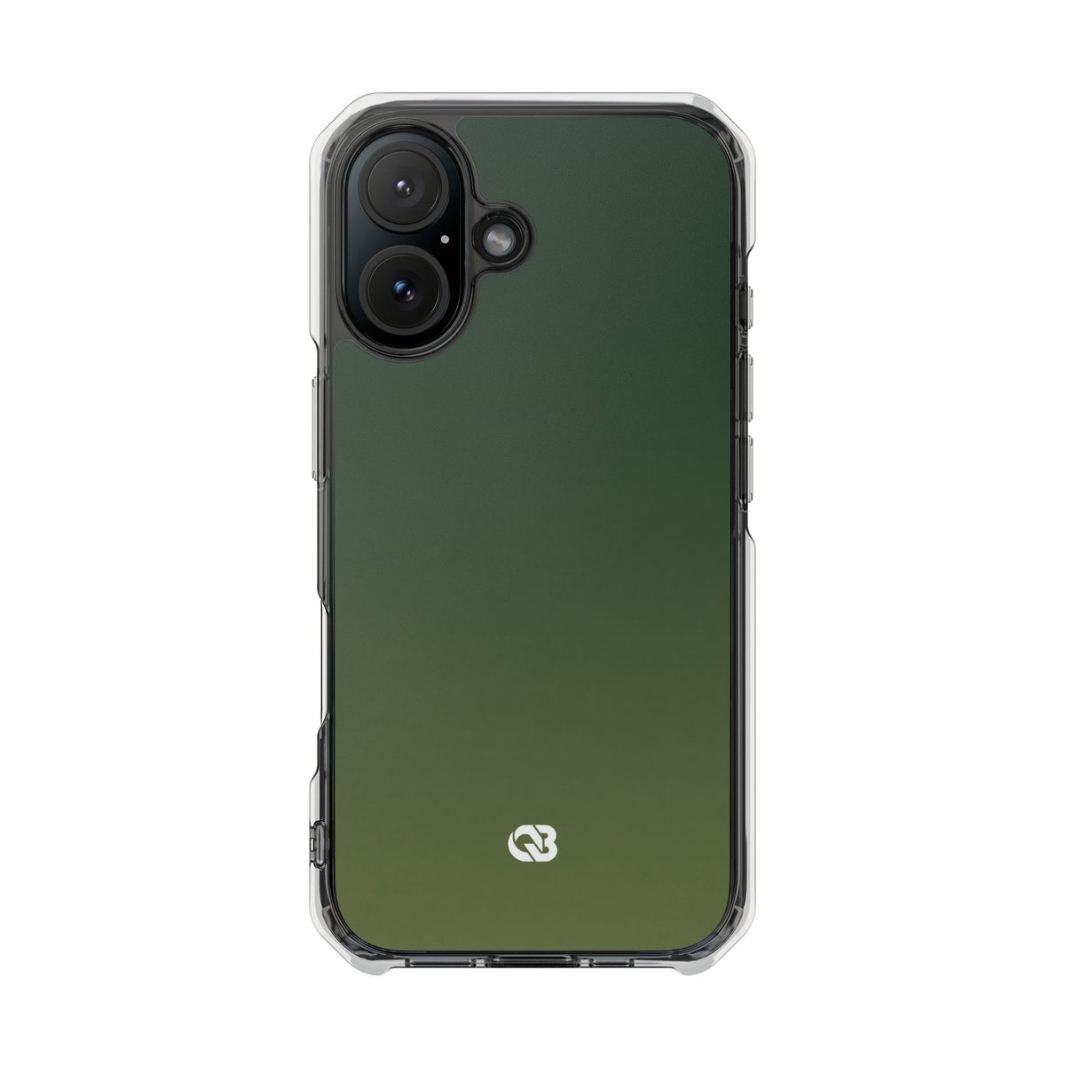 Evergreen Gradient · Clear Impact Magnetic Phone Case for iPhone ·  Green
