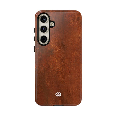 Orange Tough Phone Case for Samsung - Oxidized Iron Crust