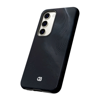 Black Tough Phone Case for Samsung - Obsidian Ridge Flux