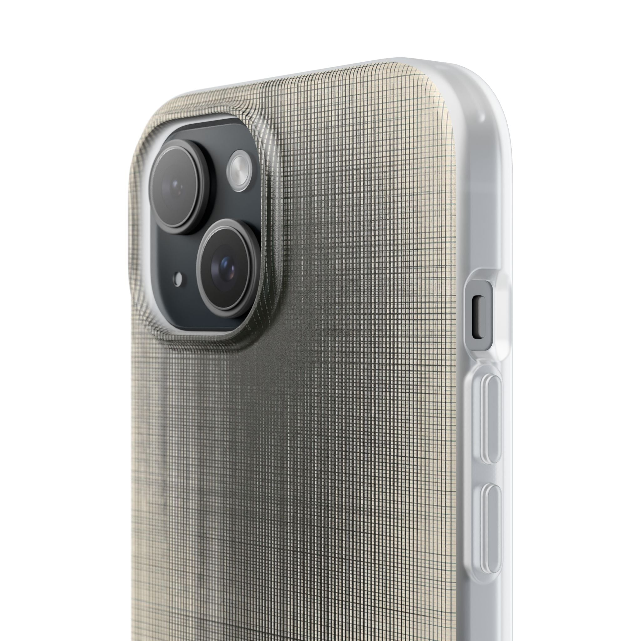 Beige Lite Phone Case for iPhone - Carbon Screen Grid