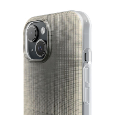 Beige Lite Phone Case for iPhone - Carbon Screen Grid