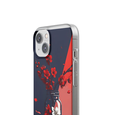 Crimson Blossom Jar · Soft Coque de téléphone pour iPhone