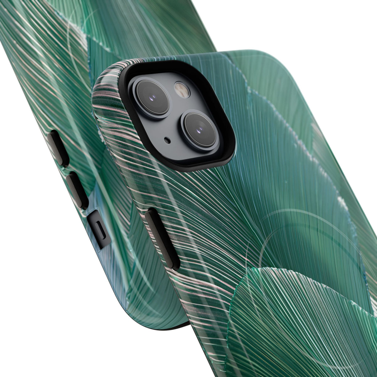 Translucent Fan Palm · Tough 2.0 Magnetic Phone Case for iPhone · Teal