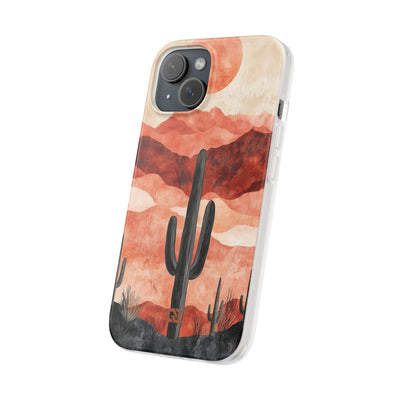 Terracotta Desert Sun · Soft Handyhülle für iPhone