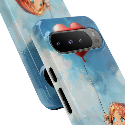 Herzballon Laune Google Pixel 9 Pro XL Case - Tough