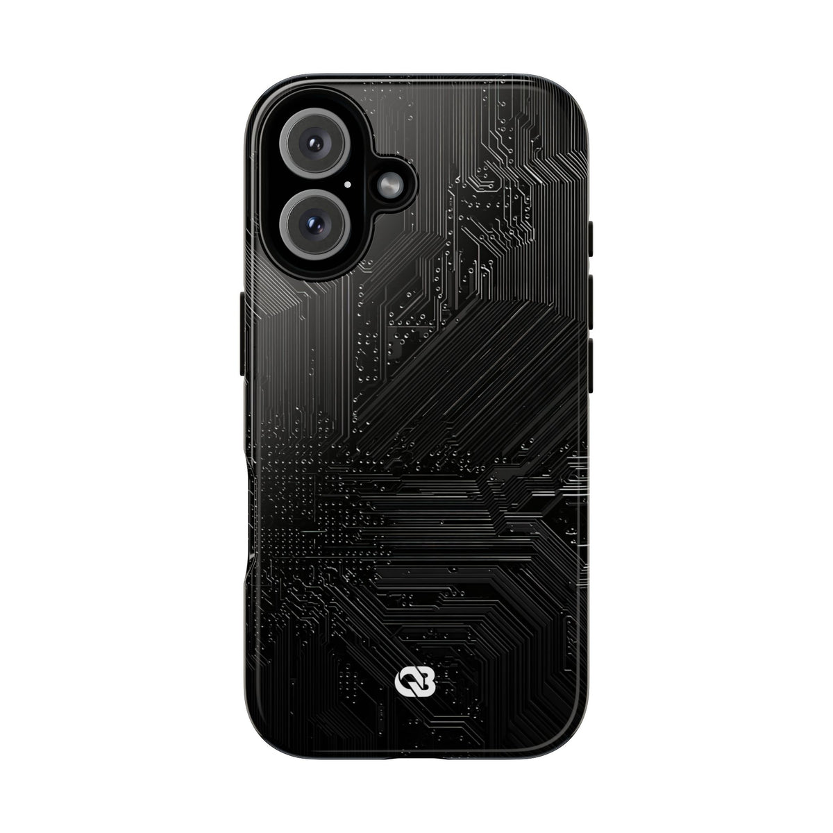 Obsidian Circuitry · Tough Phone Case for iPhone · Black