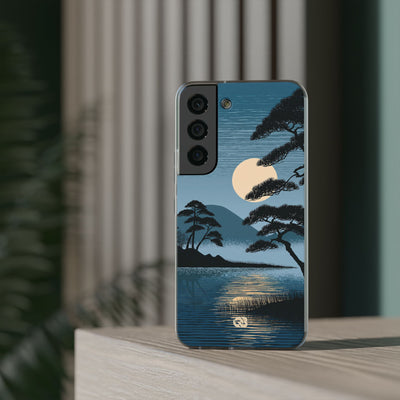 Blue Lite Phone Case for Samsung - Midnight Kyoto Pine