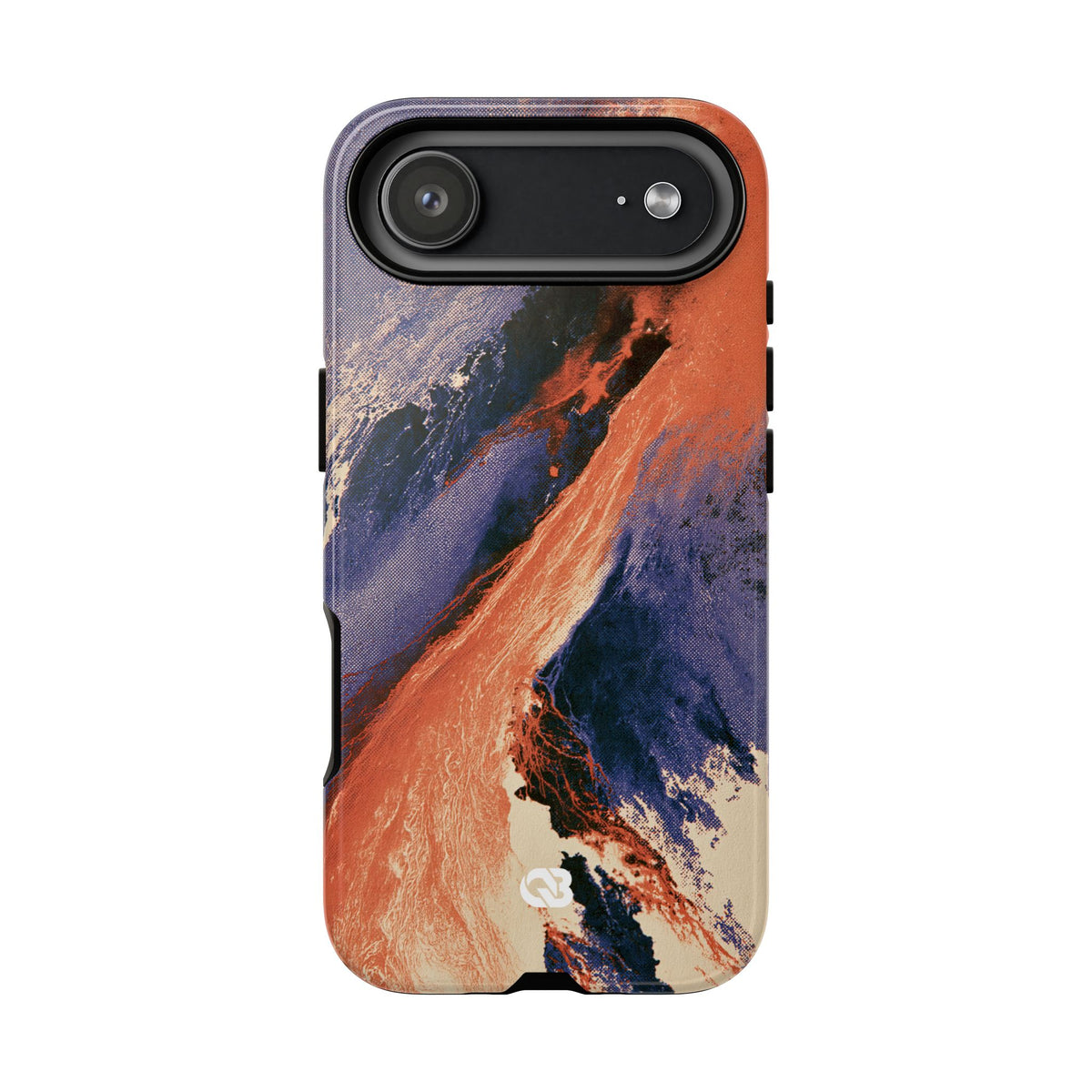 Solar Aura Drift · Tough Phone Case for iPhone · Orange
