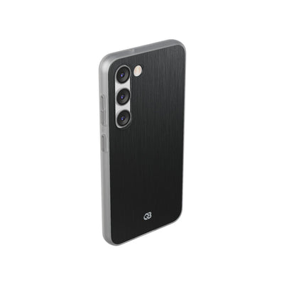 Obsidian Brushed Steel · Lite Phone Case for Samsung · Black