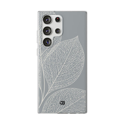 Minimal Leaf Skeleton · Lite Phone Case for Samsung · Grey