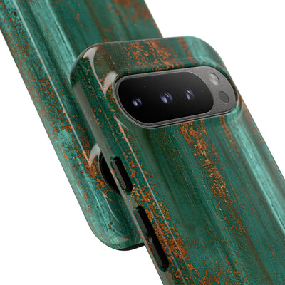 Oxidized Verdigris · Tough Phone Case for Pixel ·  Teal